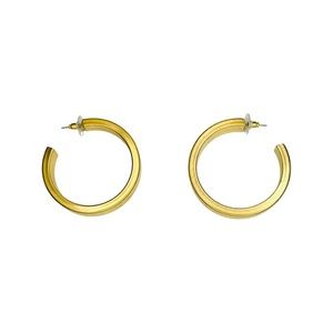 Classic Chunky Gold Hoop Earrings
